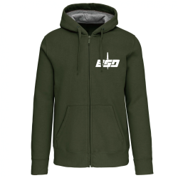 Veste kaki : l'opérateur...