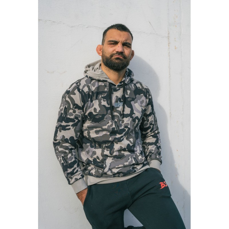 Sweat opérateur Urban Camo – Gris