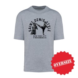 Tee-shirt gris chiné New...